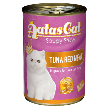 Aatas Cat Soupy Stew Tuna Red Meat 400g